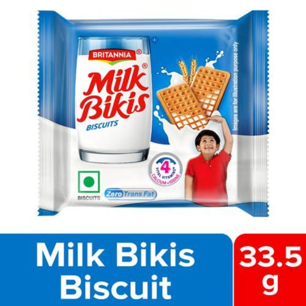 BRITANNIA MILK BIKIS BISCUITS 35.50 G || S9