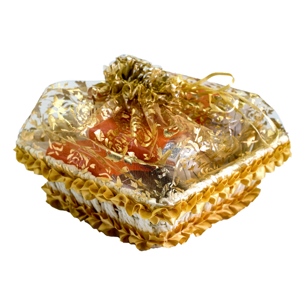 RK DRYFRUIT SQUARE BASKET SMALL || S5