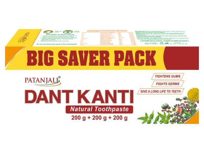 PATANJALI TOOTHPASTE DANT KANTI 600 G || S8