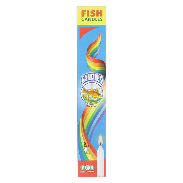 Fish Candles 6 Pieces || S1