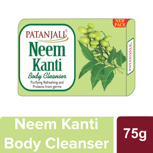 PATANJALI NEEM KANTI BODY CLEANSER SOAP, 75 G || S4