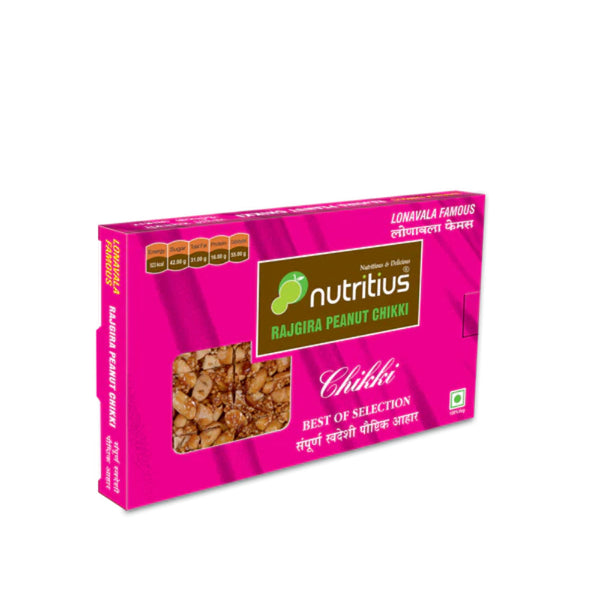 Nutritious Rajgira Peanut Chikki 100 G || S1