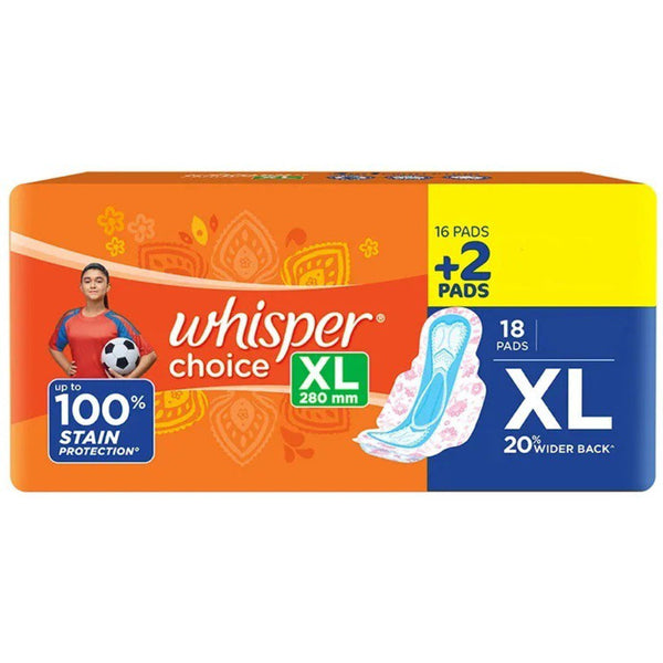 Whisper Choice Wing Xl 18 Pad || S1