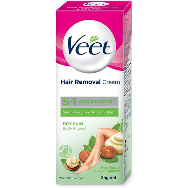 Veet Hair Removal Cream, Dry Skin - 25 g || S1