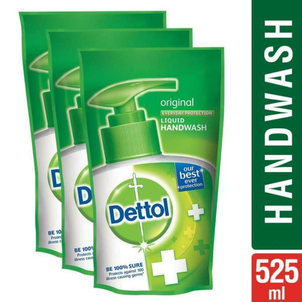 Dettol Original Liquid Handwash Refill 175 Ml (Pack Of 3) || S1