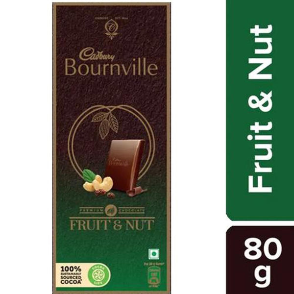 Cadbury Bournville Raisin Nuts Dark Chocolate Bar 80 g || S1