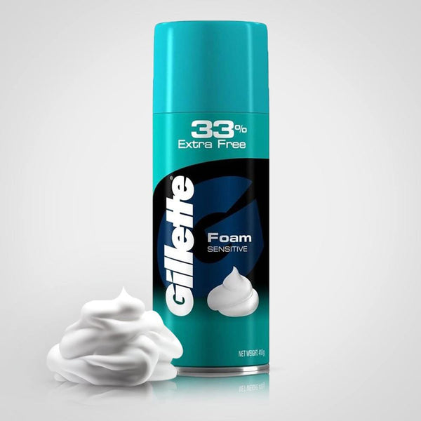 Gillette Classic Sensitive Shave Foam 418 g (33% Extra) || S1