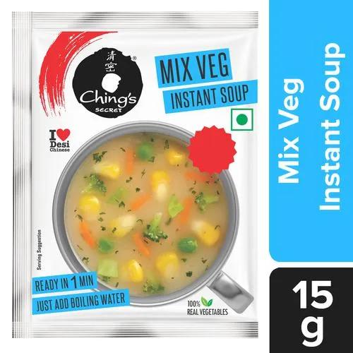 Ching's Secret Mix Veg Instant Soup 15 G || S1