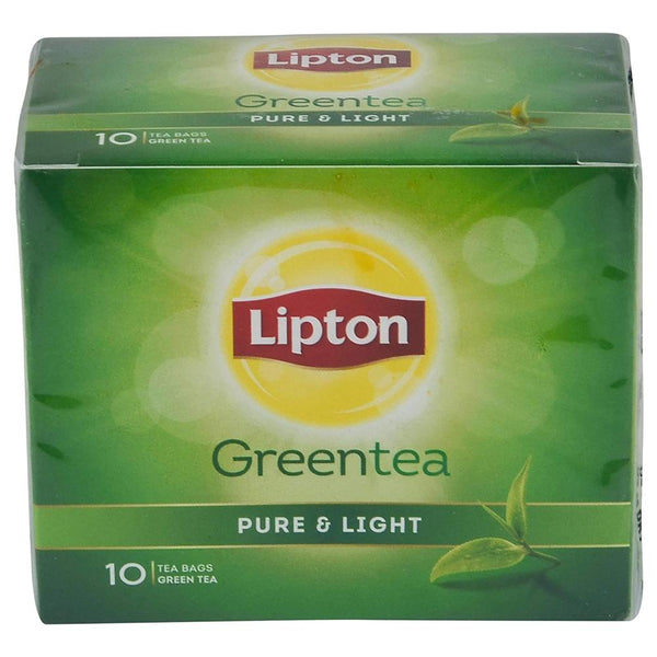 Lipton Pure & Light green Tea Bags, 10 Pieces || S1