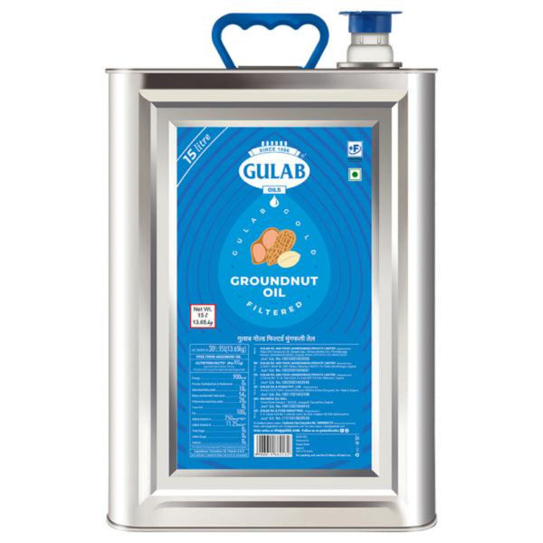 Gulab Cold Pressed groundnut Oil - 15 Kg || S1