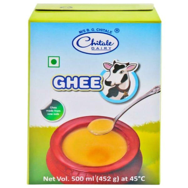 CHITALE PURE COW GHEE 500 ML (CARTON) || S3