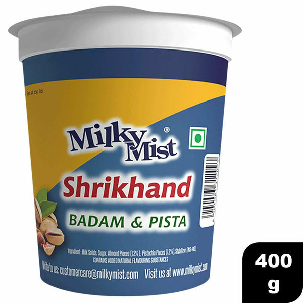 Milky Mist Badam & Pista Shrikhand 400 G || S1