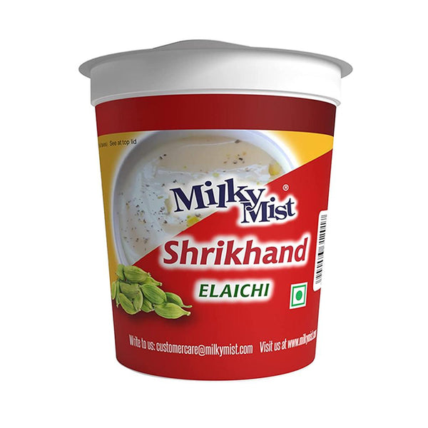Milky Mist Shrikhand Elaichi, 400 g Cup || S1