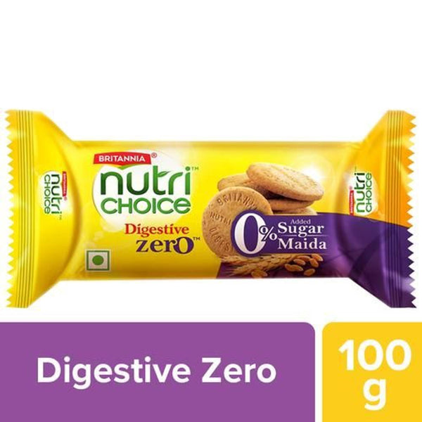 Britannia Nutrichoice Digestive Zero High Fibre Biscuits 100 G || S1