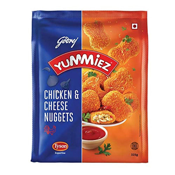 Godrej Yummiez Chicken And Cheese Nuggets Pouch 325 g || S1