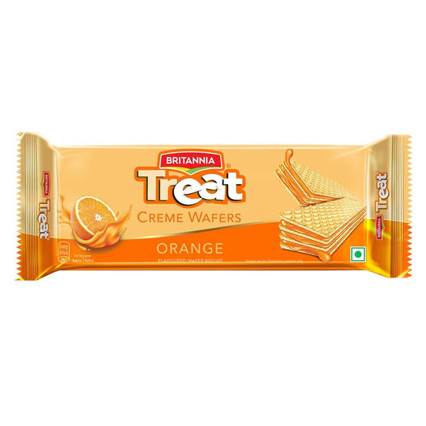Britannia Treat Creme Wafers- Orange 60 g || S1