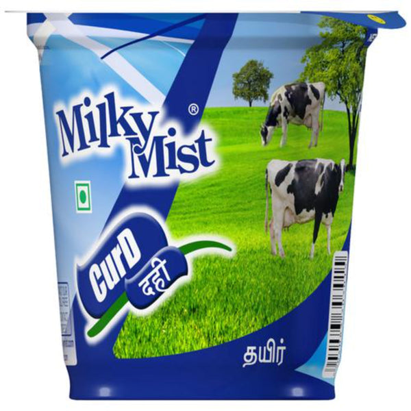 Milky Mist Farm Fresh Plain Curd (400 g) || S1
